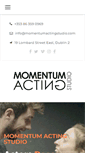 Mobile Screenshot of momentumactingstudio.com